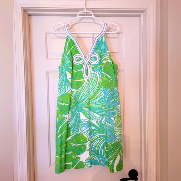 Lilly Pulitzer Dresses & Skirts - 💚 Lilly Pulitzer Tessa Fronds Green Leaf dress - 14